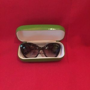 Kate Spade Cat's Eye Sunglasses and Case